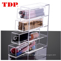 2019 New Fashion Product makeup organizer box 4 drawer sunglasses storage case Jewelry box Clear Acrylic storage box Large size